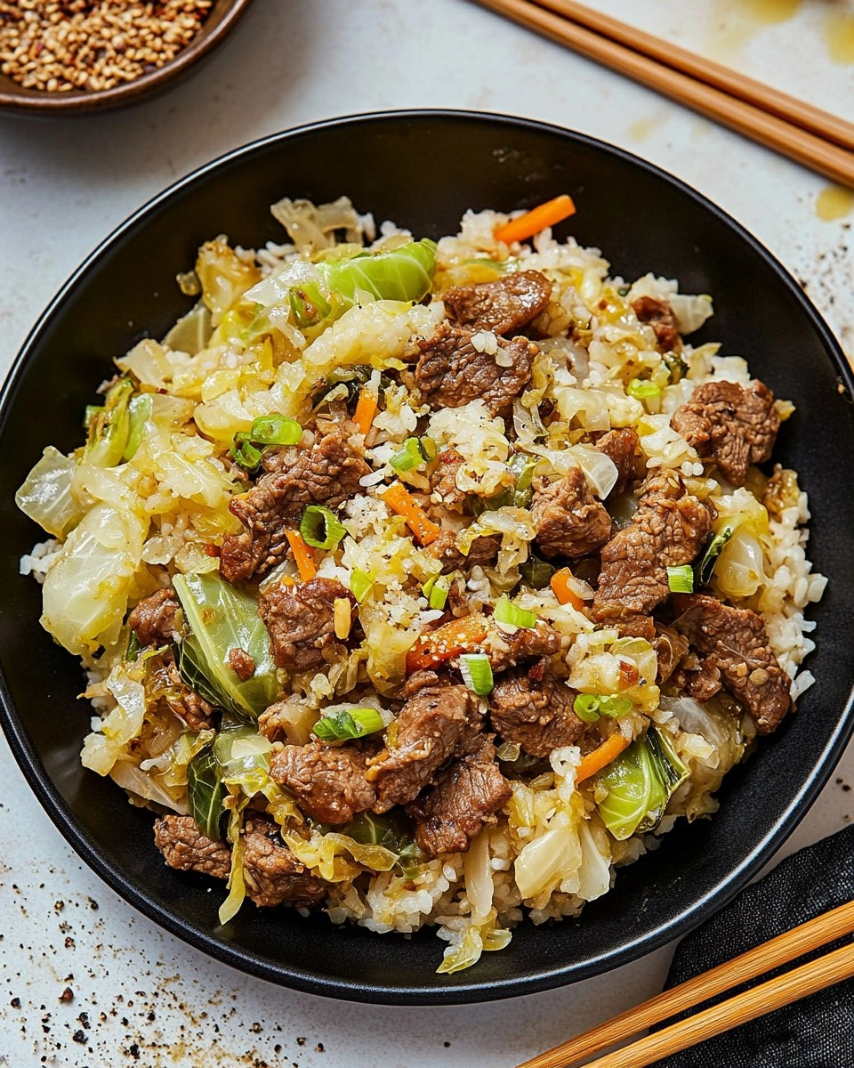 Beef and Cabbage Stir-Fry 105 Beef and Cabbage Stir-Fry