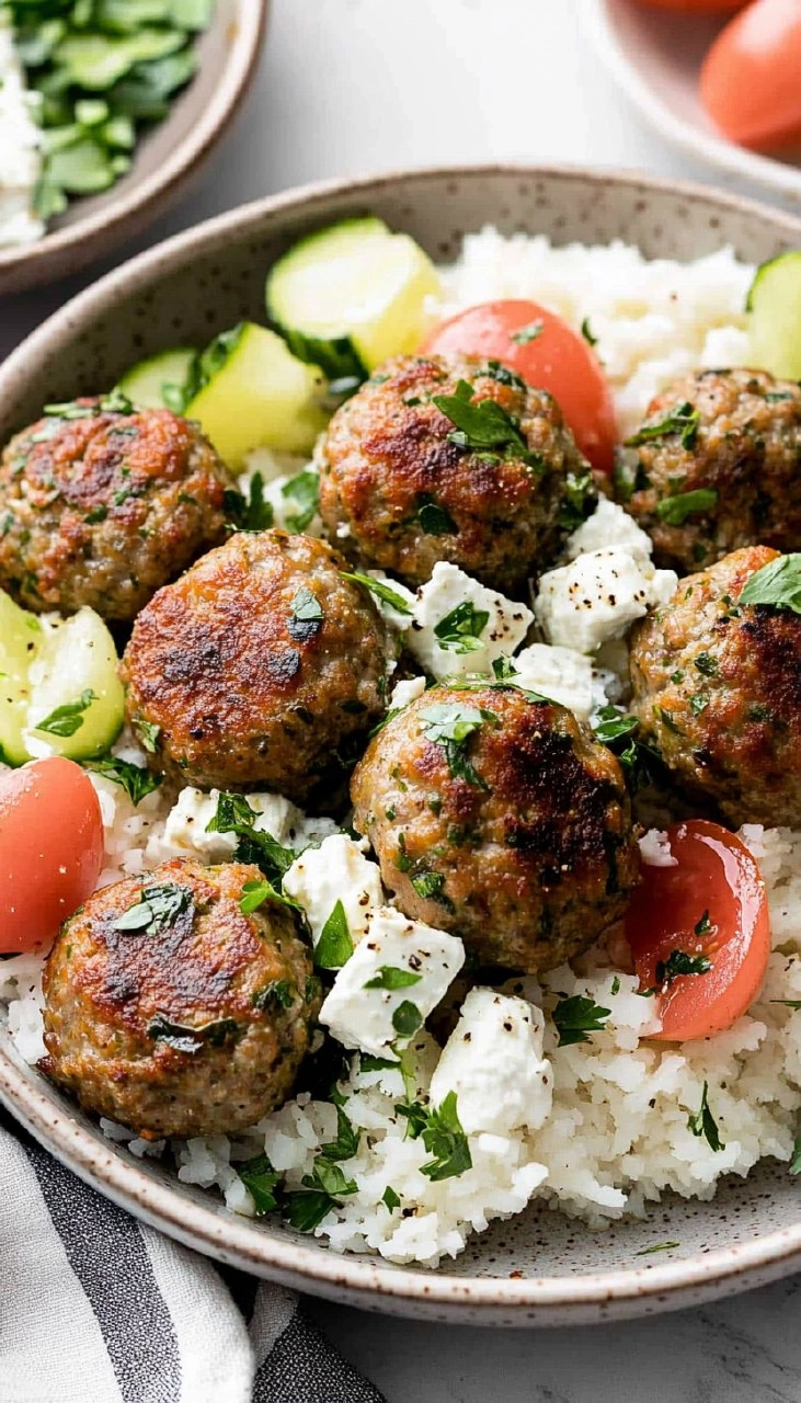 Greek Turkey Meatballs