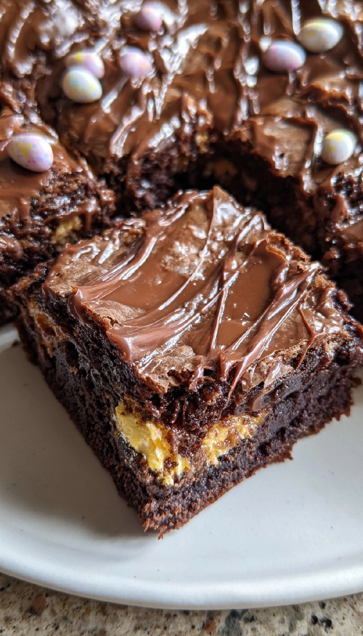 Mini Egg Brownies