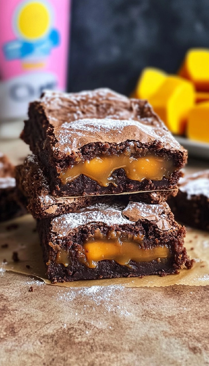 Caramel Brownies 95 Caramel Brownies