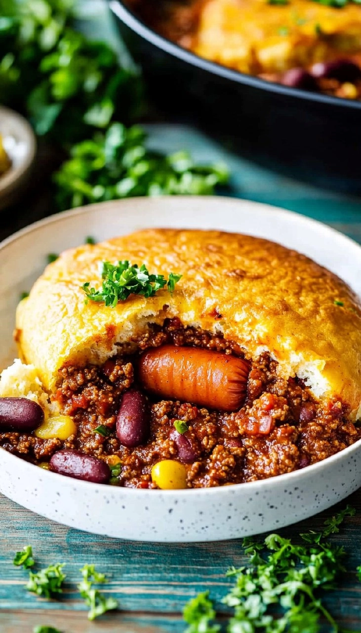 Chili Dog Casserole