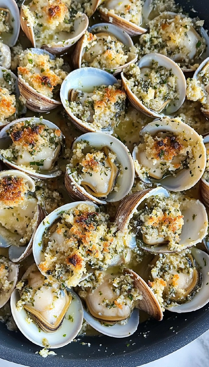 Clams Oreganata 91 Clams Oreganata