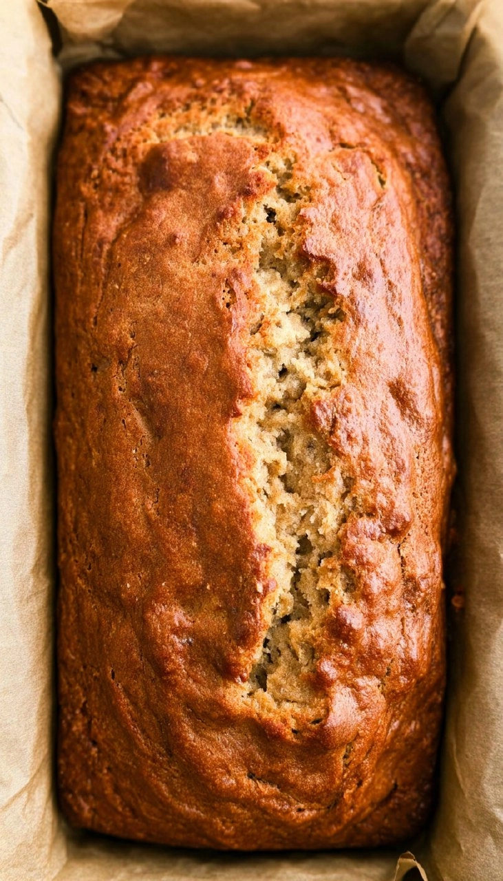 Moist Cottage Cheese Banana Bread