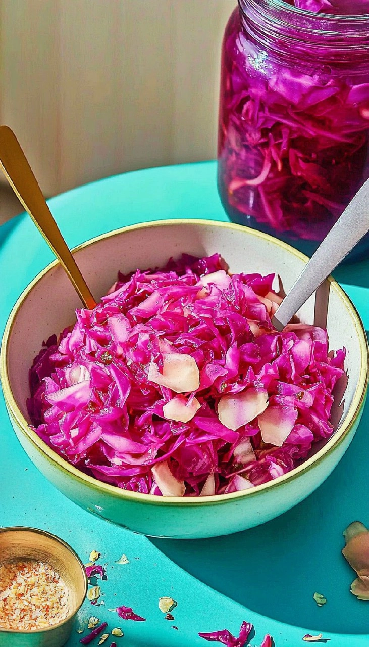 Quick Pickled Cabbage