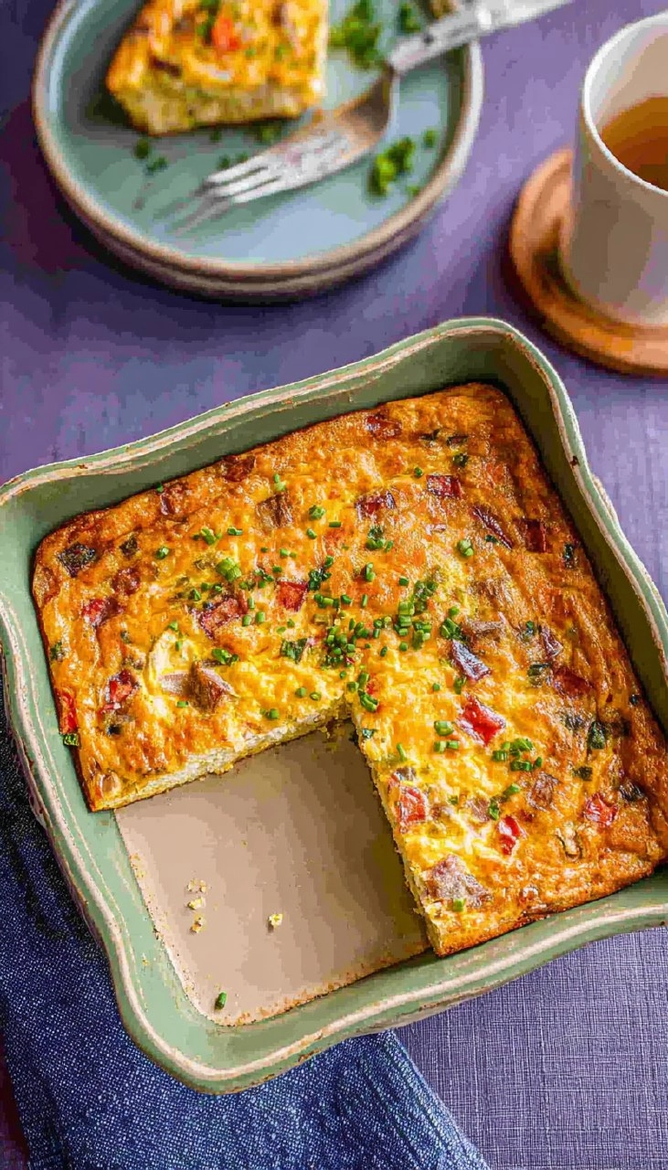 Cottage Cheese and Egg Casserole