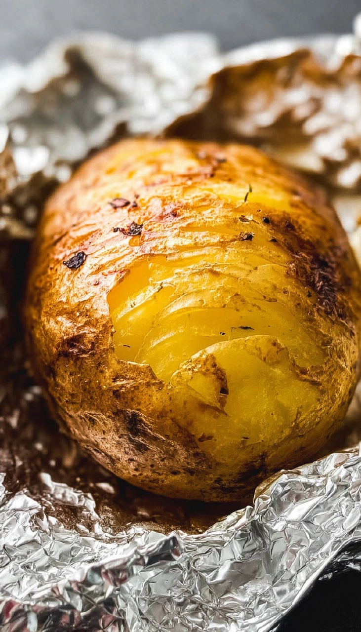 Grilled Baked Potatoes