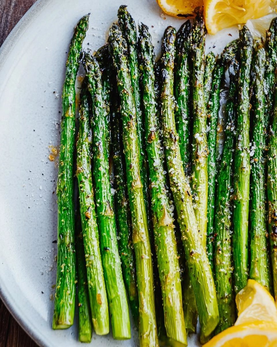 Lemony Broiled Asparagus