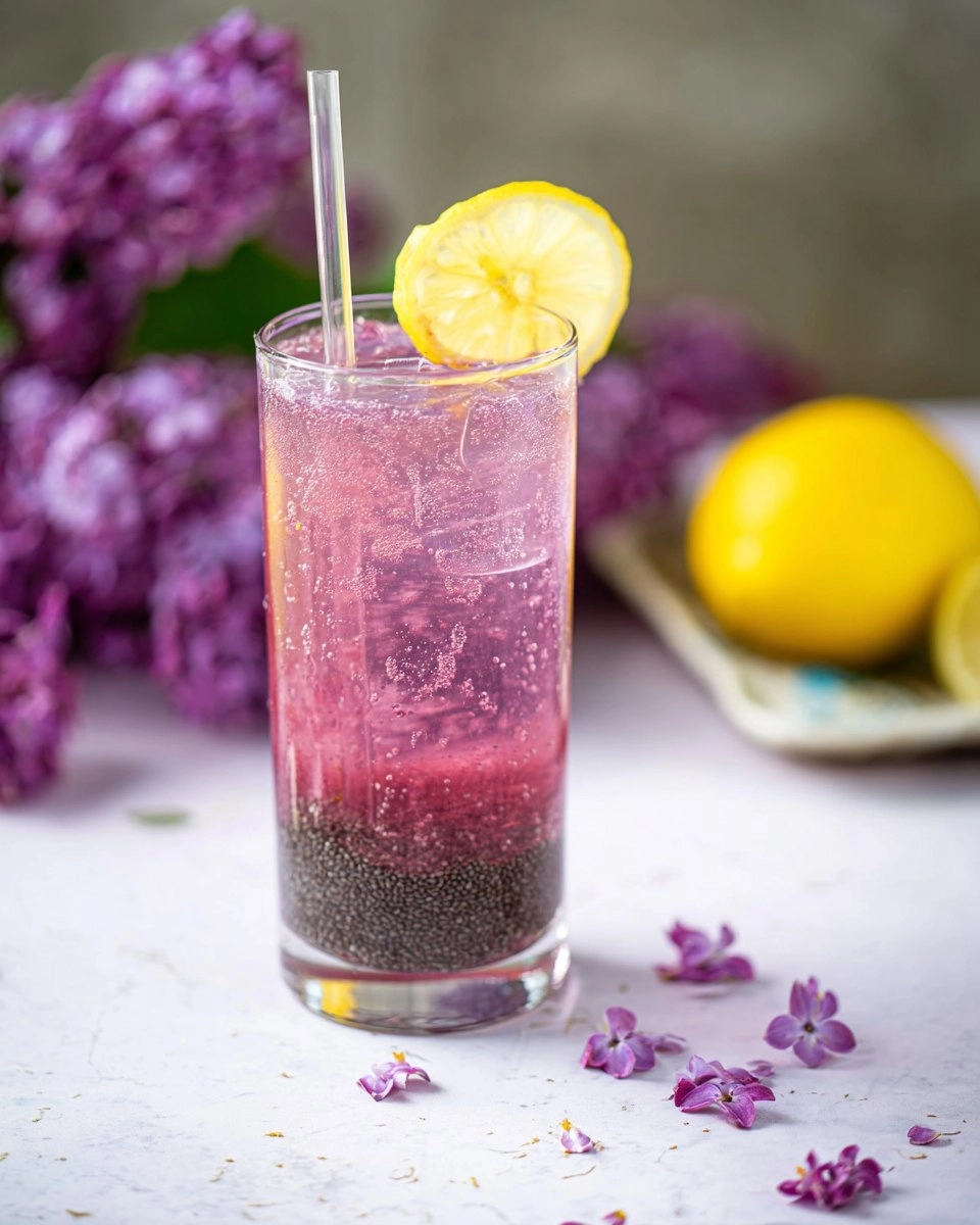 Lilac Chia Seed Lemonade 4 Lilac Chia Seed Lemonade