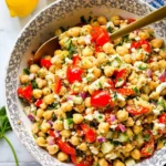 Mediterranean-Chickpea-Salad