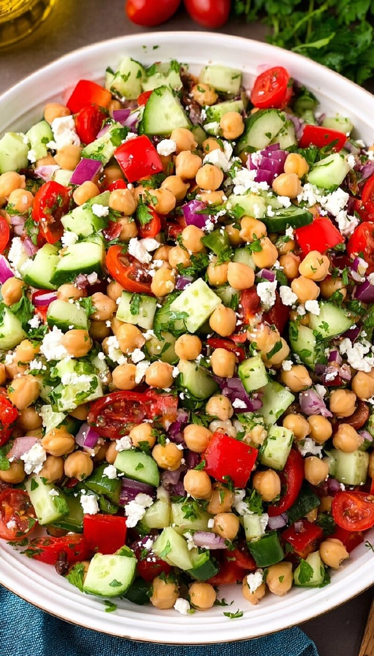 Mediterranean Chickpea Salad