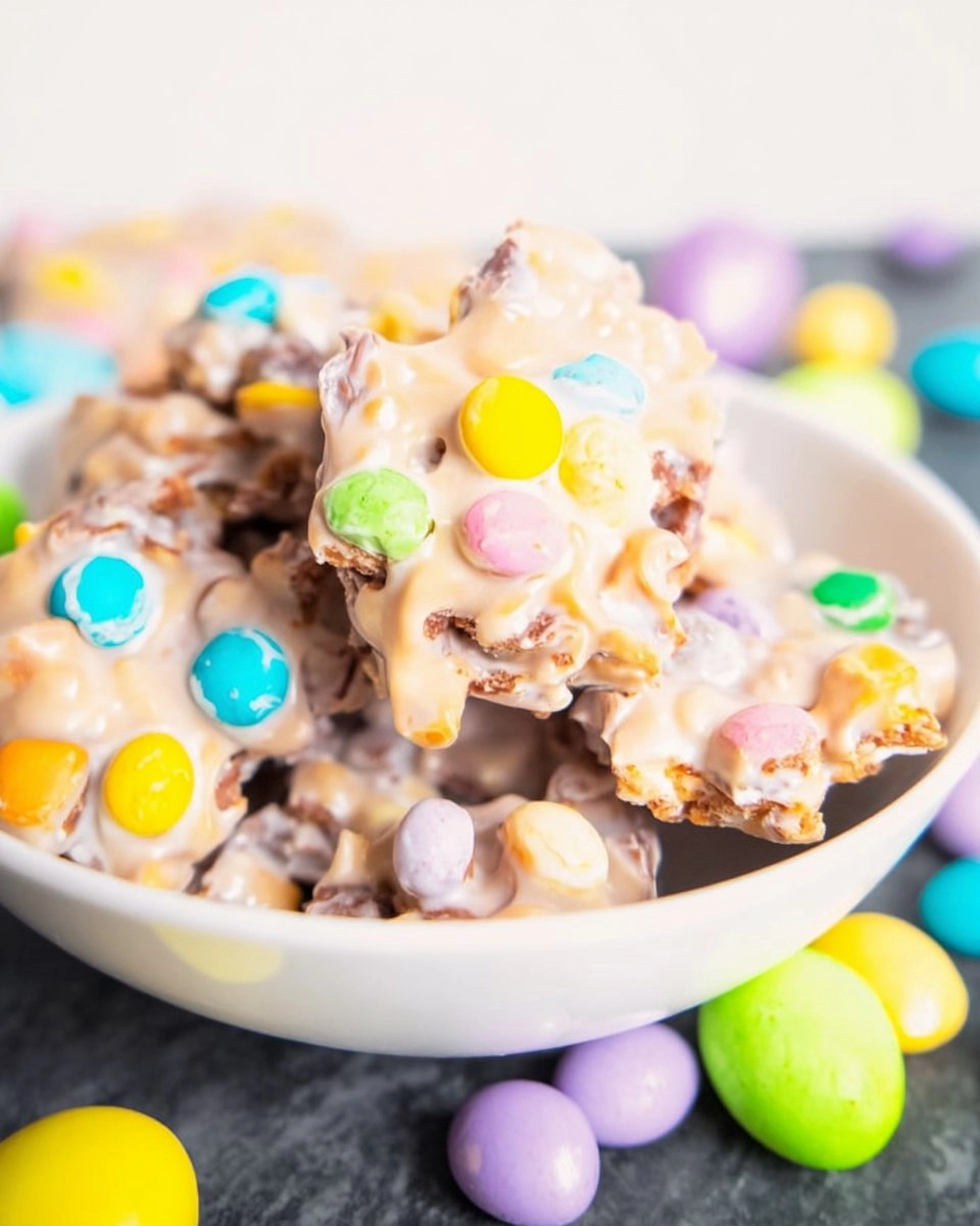 No-Bake Easter Bark Cookies