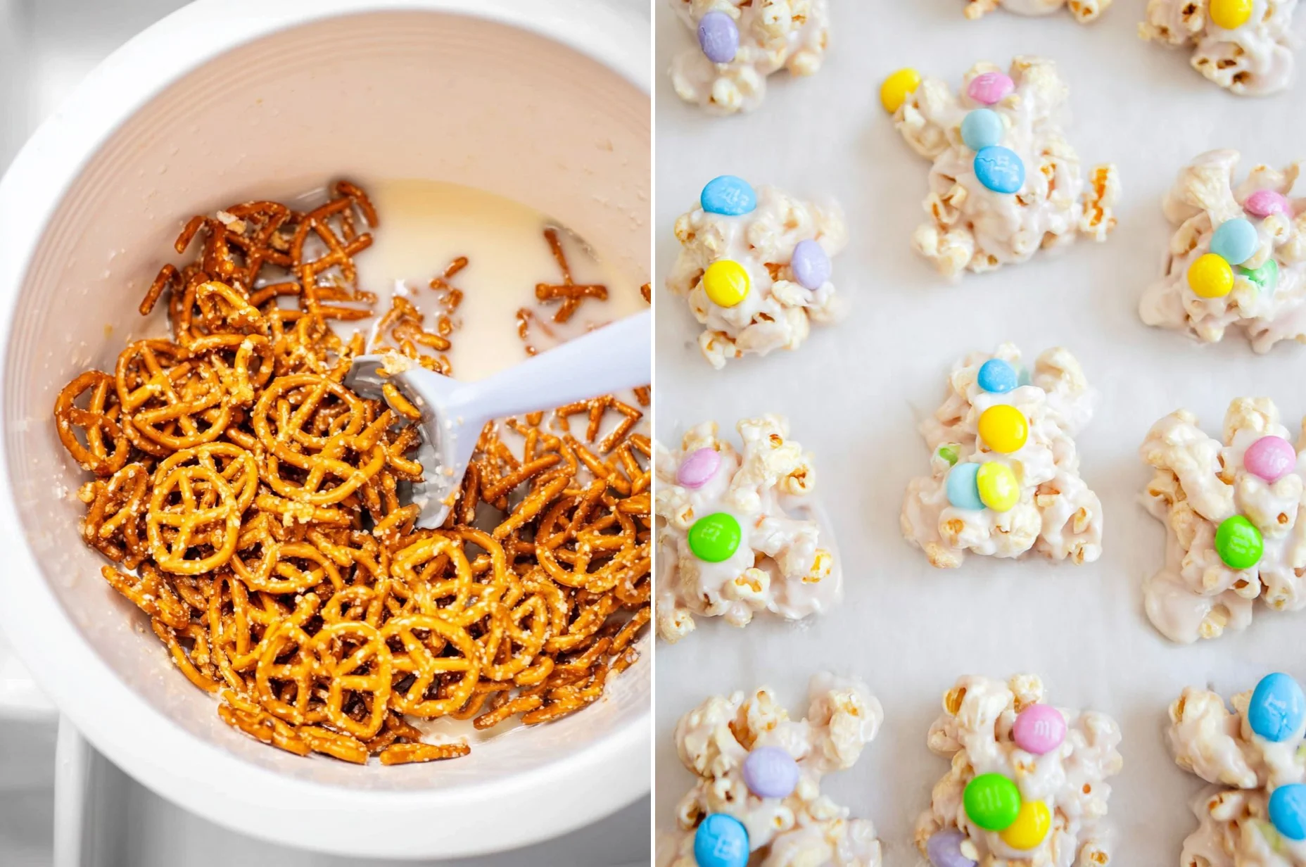 No-Bake Easter Bark Cookies