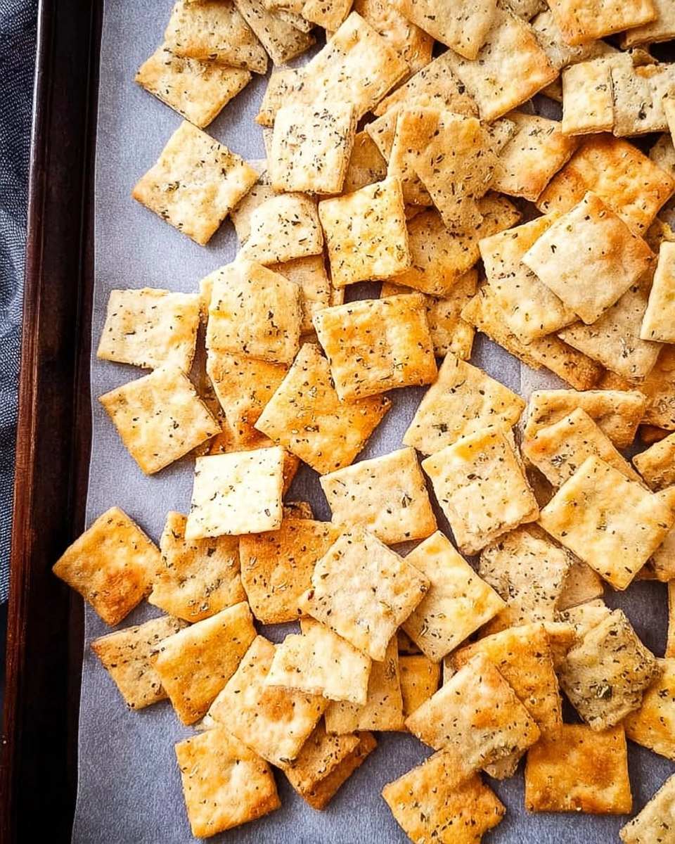 Savory Sourdough Discard Crackers