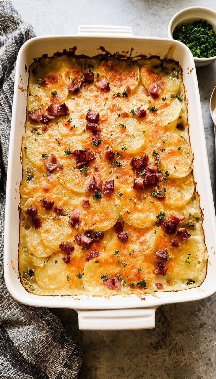 Scalloped Potatoes and Ham