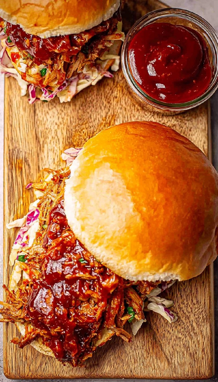 Slow Cooker BBQ Pulled Pork Tenderloin