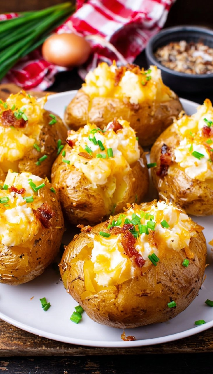 Slow Cooker Baked Potatoes