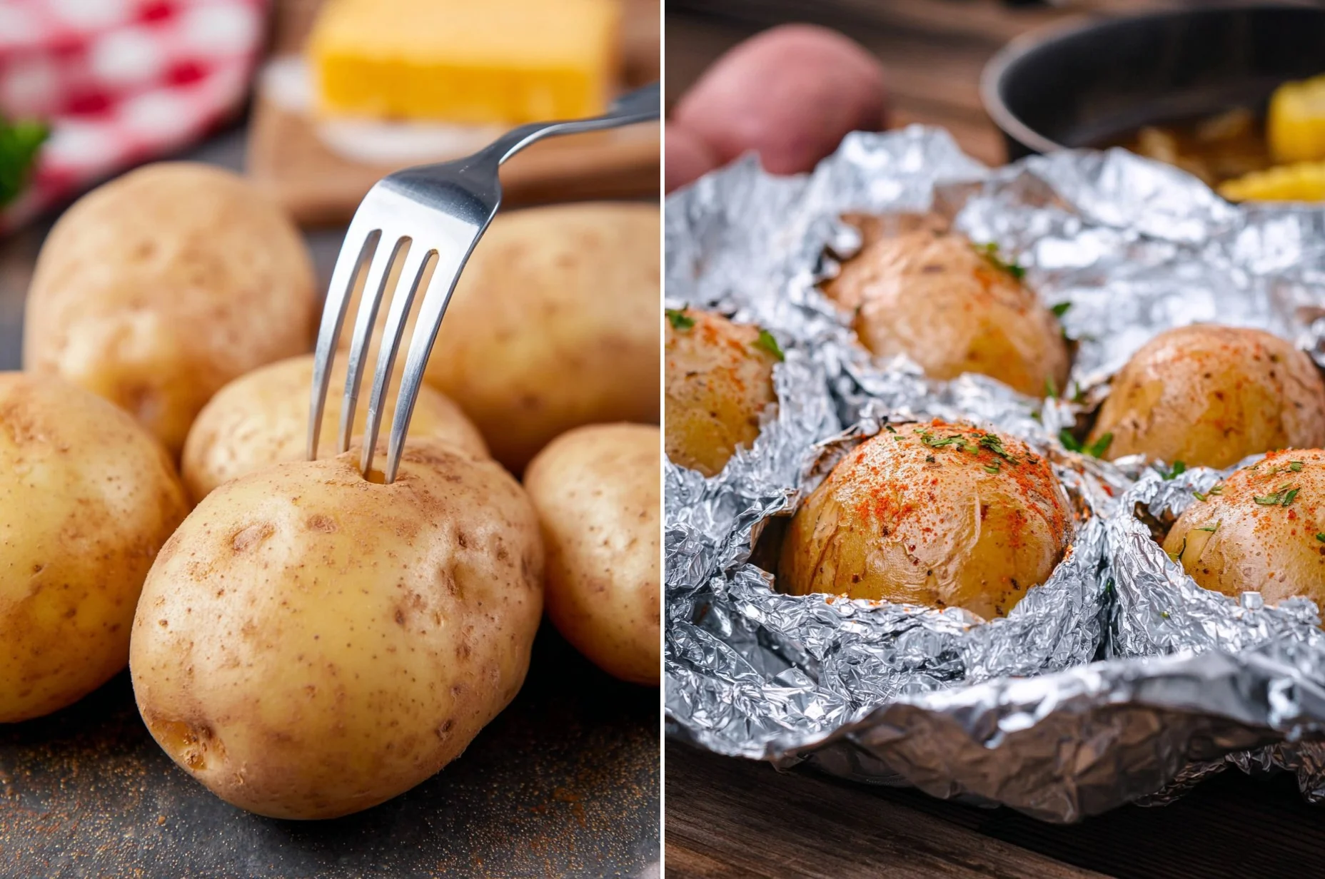 Slow Cooker Baked Potatoes