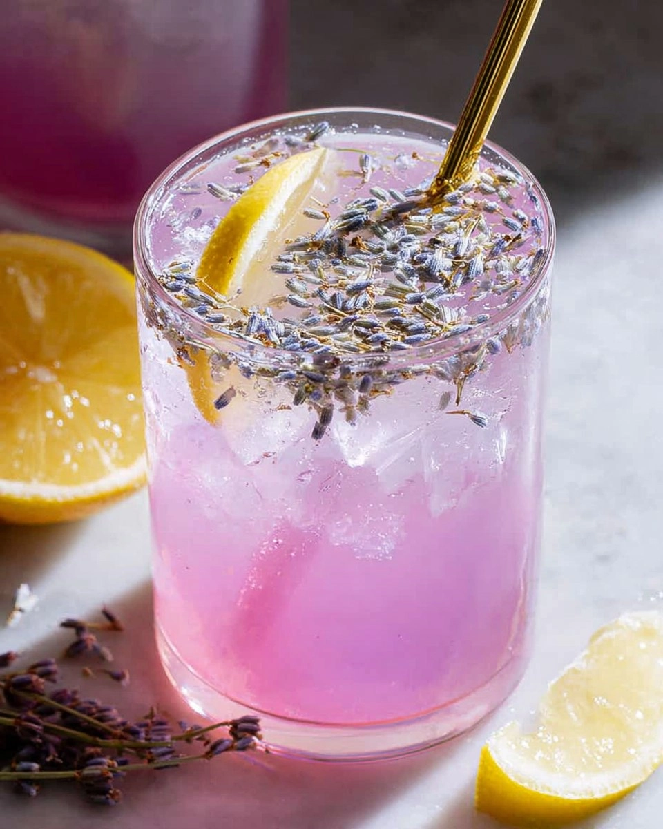Sparkling Lavender Mocktail