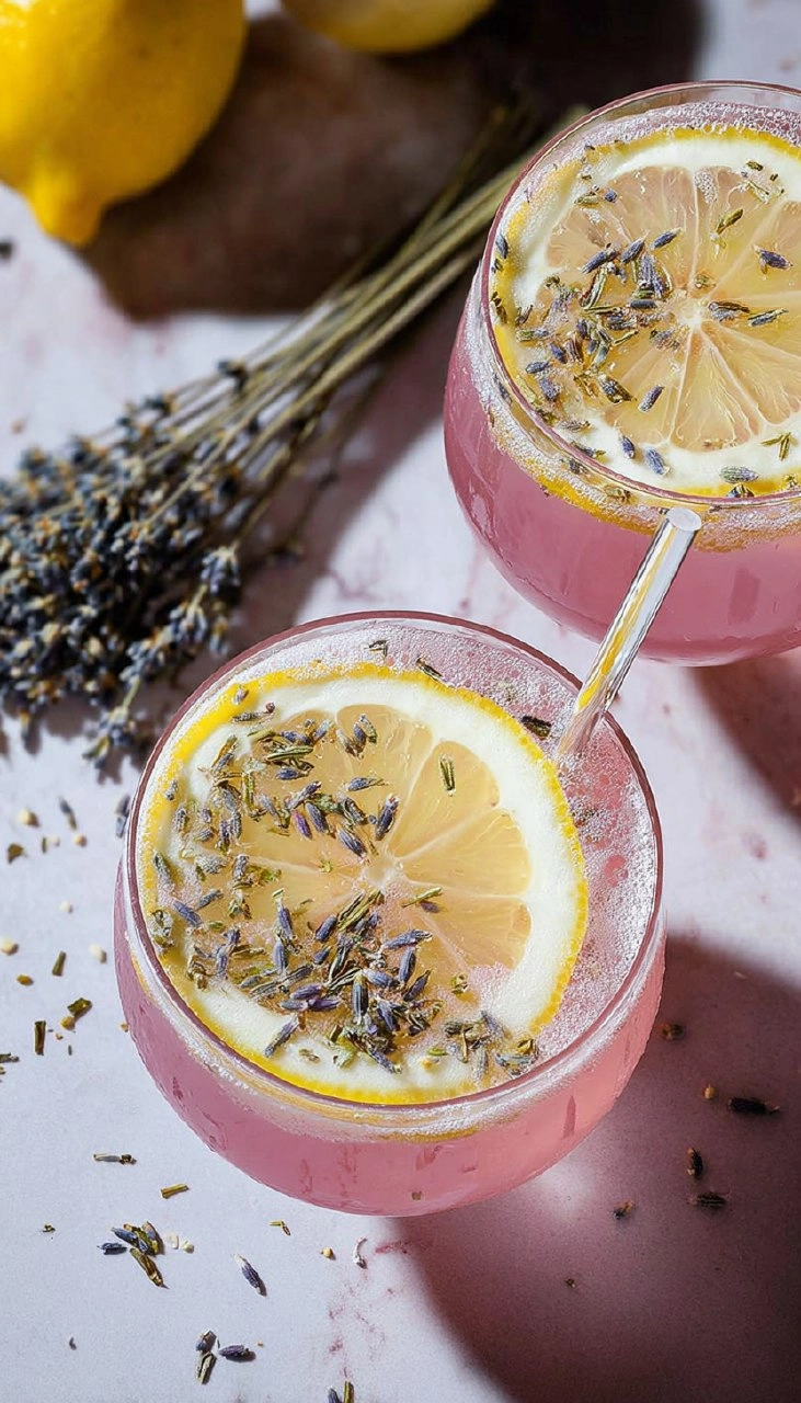 Sparkling Lavender Mocktail