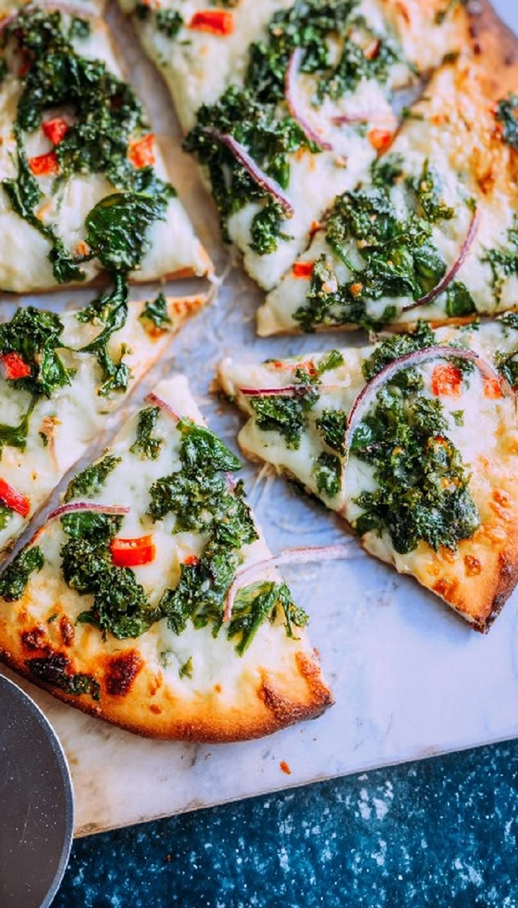 Spinach Pizza 5 Spinach Pizza