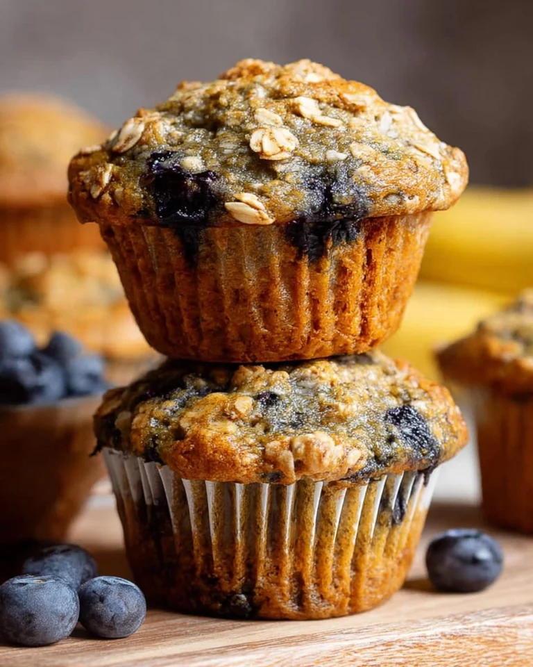 Banana-Blueberry-Oatmeal-Muffins-Recipe