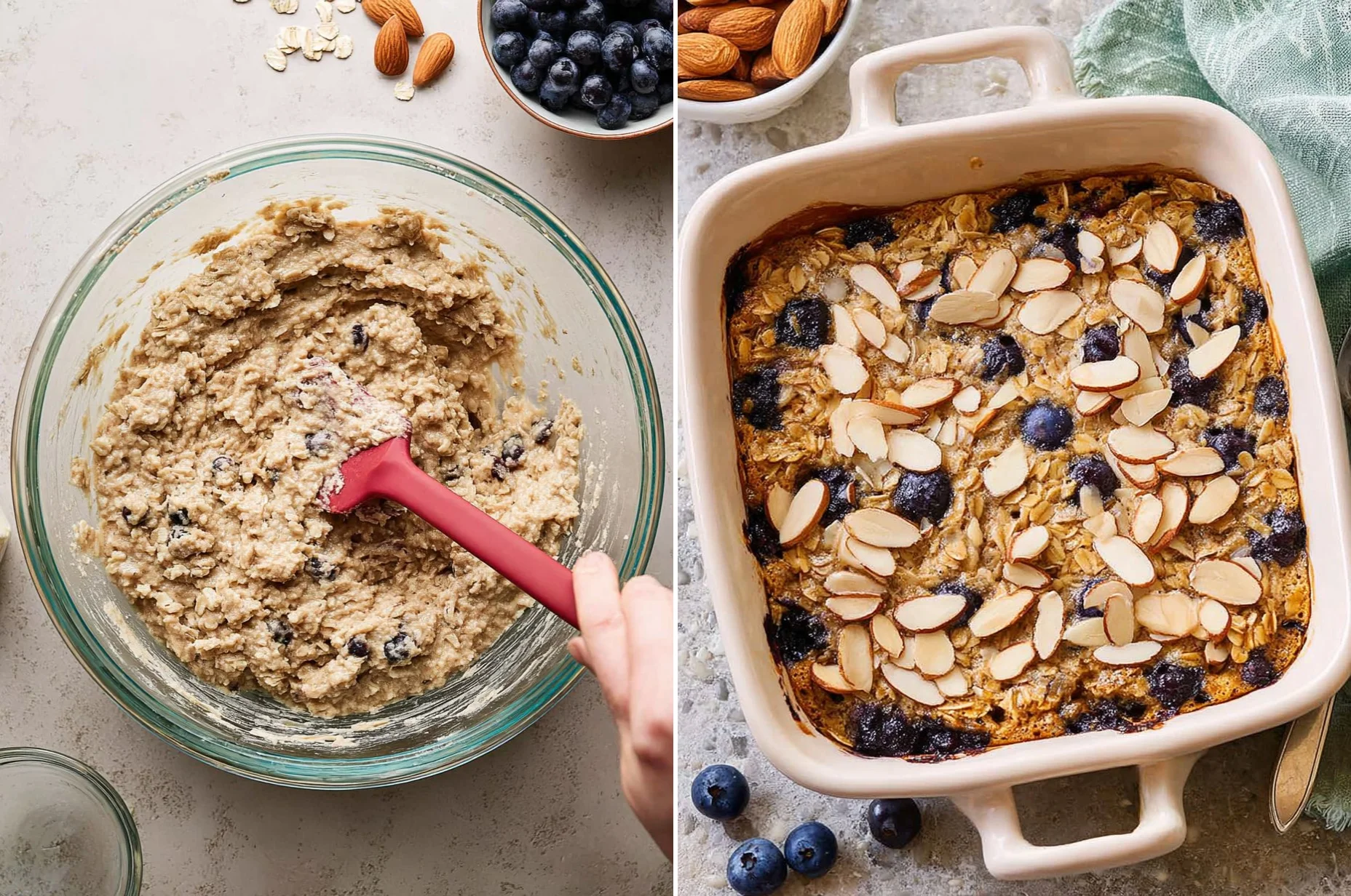 Blueberry Baked Oatmeal 7 Blueberry Baked Oatmeal