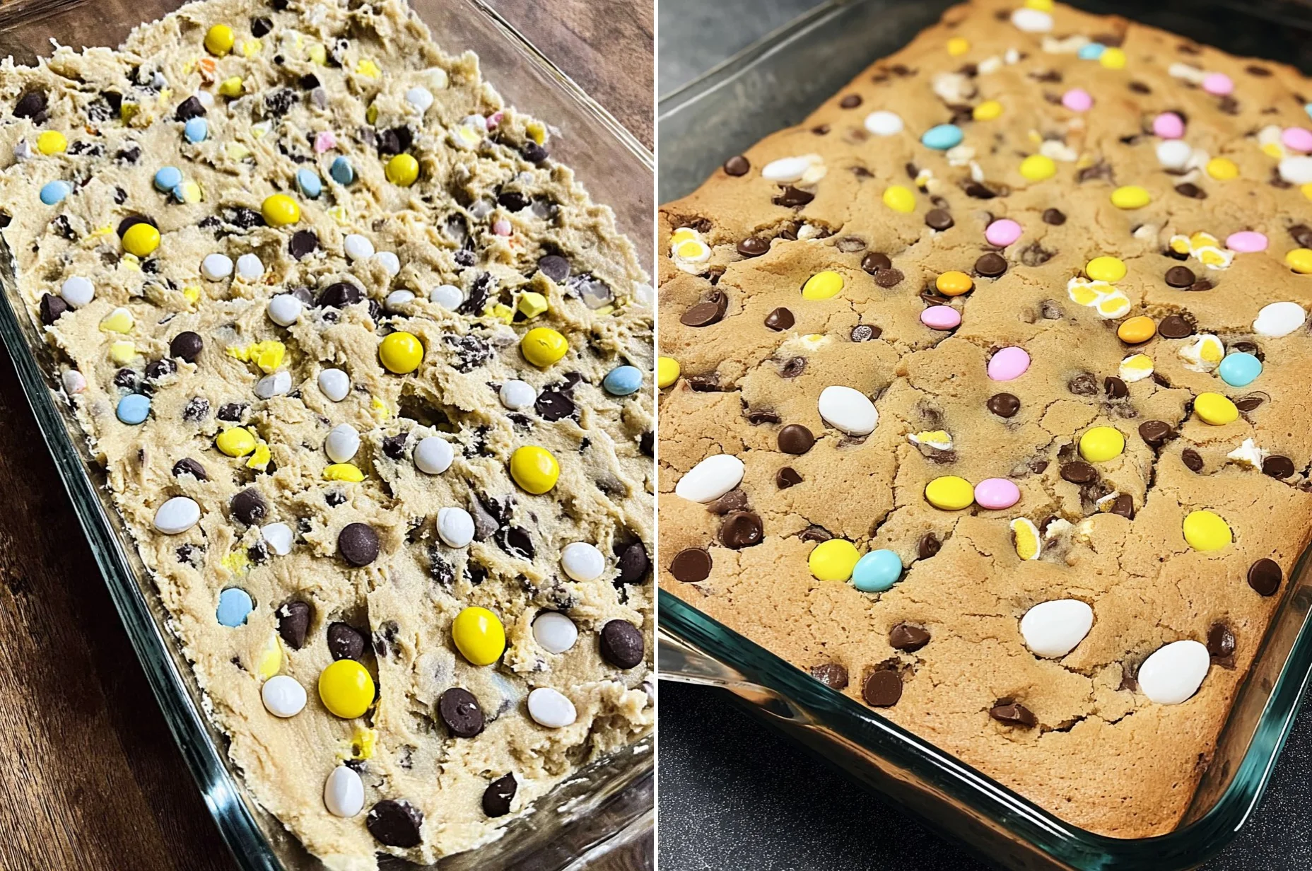 Cadbury Mini Egg Cookie Bars