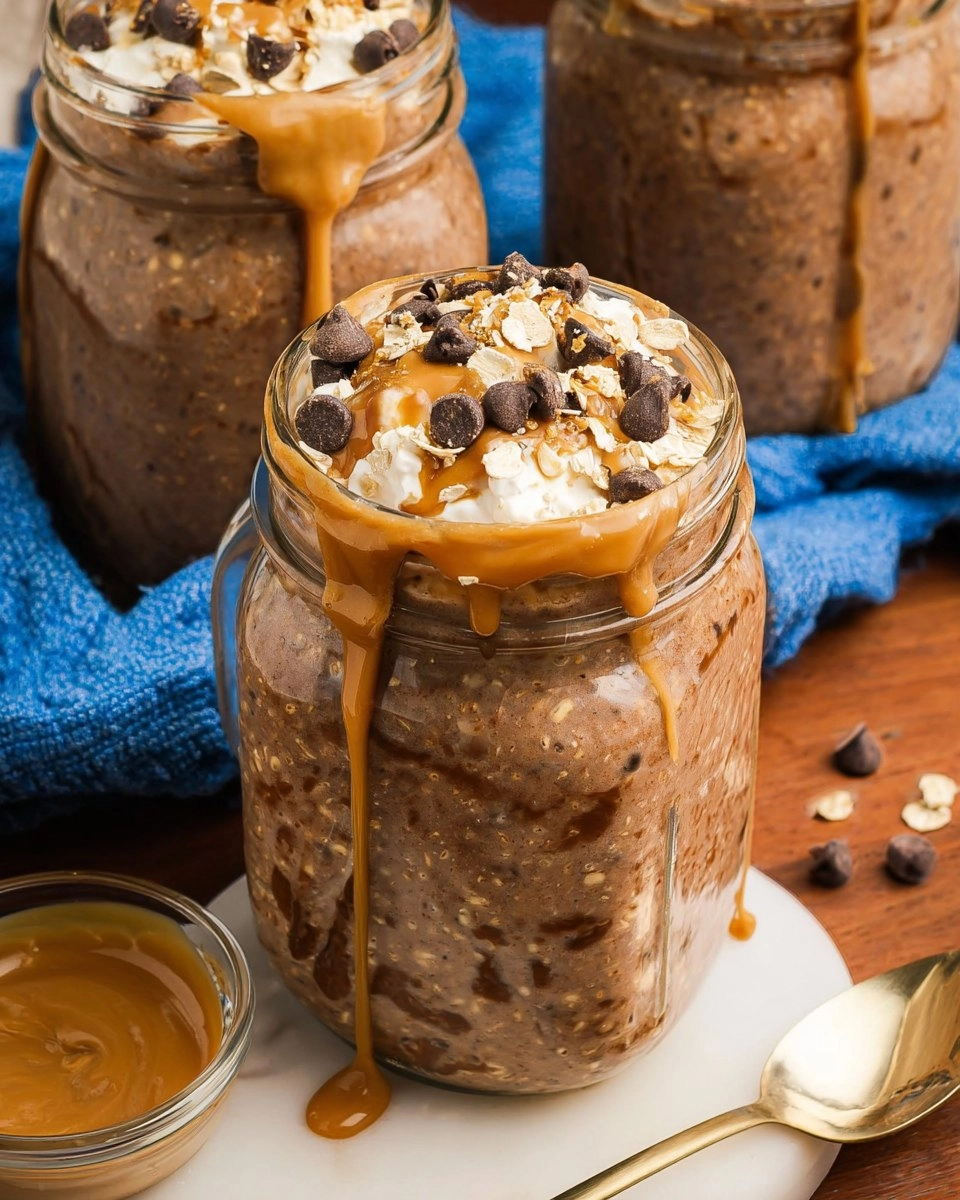 Chocolate Peanut Butter Overnight Oats