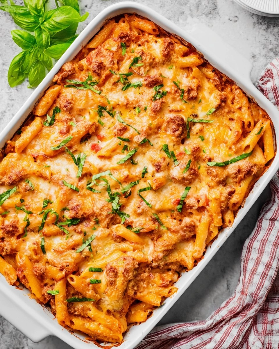 Cottage Cheese Baked Ziti