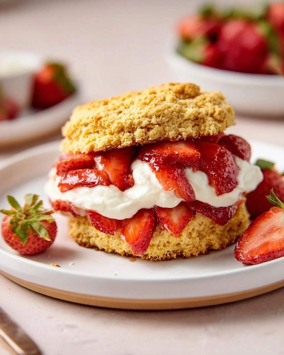 Healthy Strawberry Shortcake