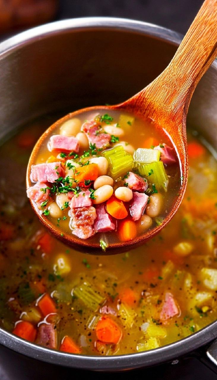 Instant Pot Ham and Bean Soup
