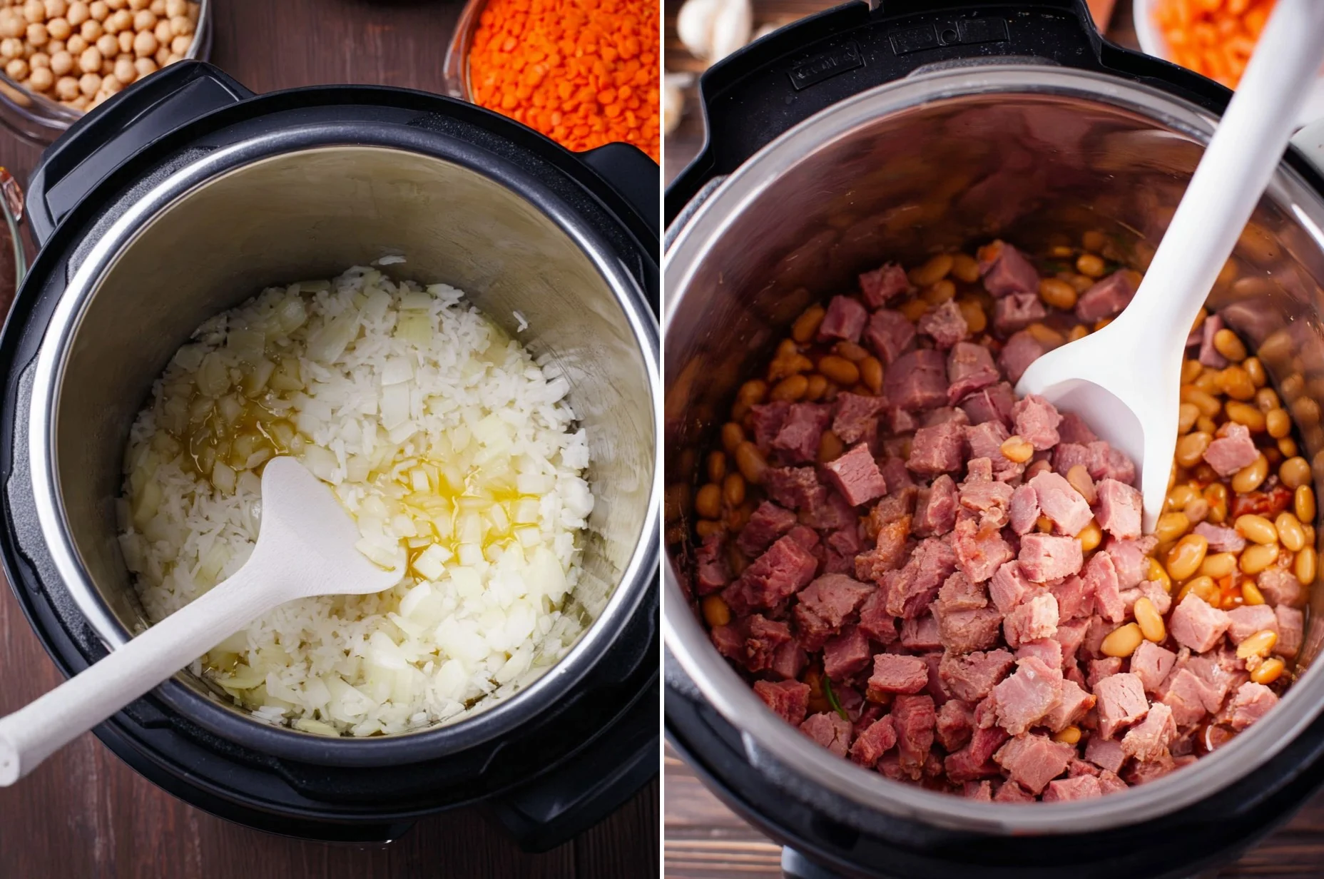 Instant Pot Ham and Bean Soup