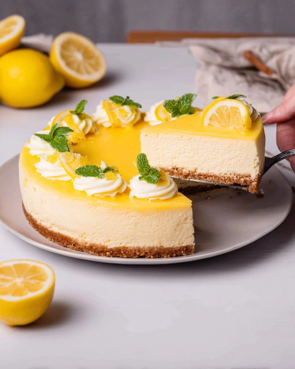 Lemon Cheesecake 5 Lemon Cheesecake