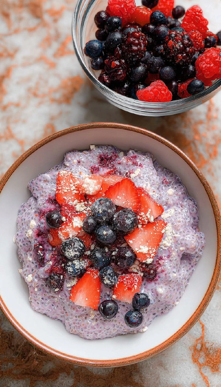 Mixed Berry Chia Pudding