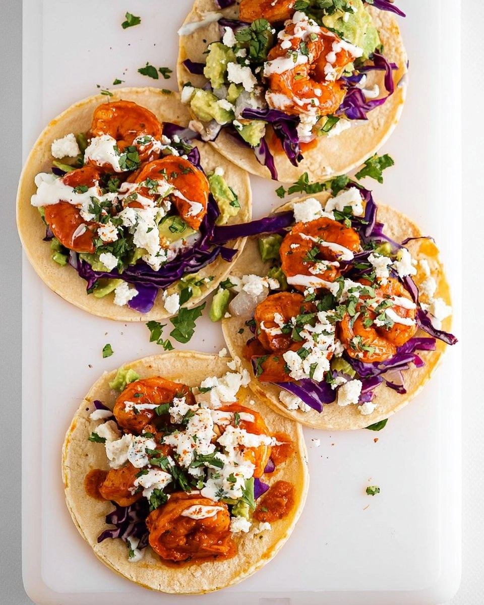 Shrimp Tacos with Cilantro Lime Crema 5 Shrimp Tacos with Cilantro Lime Crema