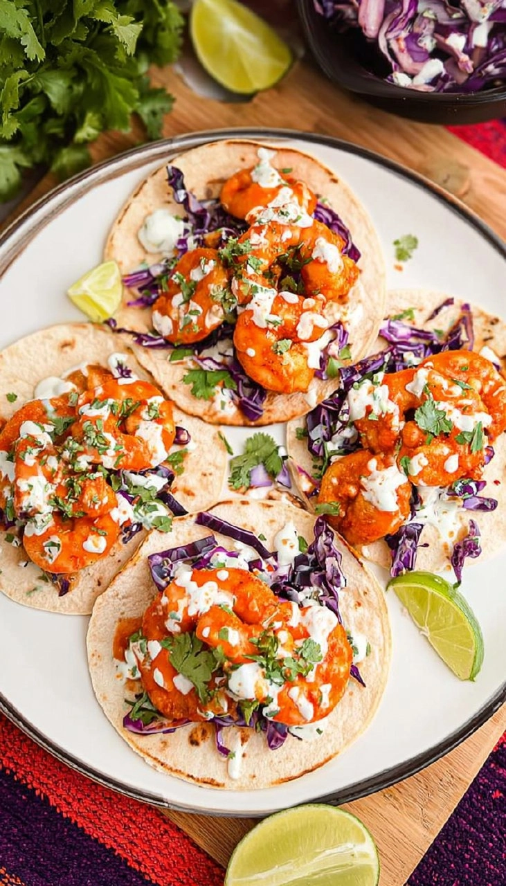 Shrimp Tacos with Cilantro Lime Crema 7 Shrimp Tacos with Cilantro Lime Crema