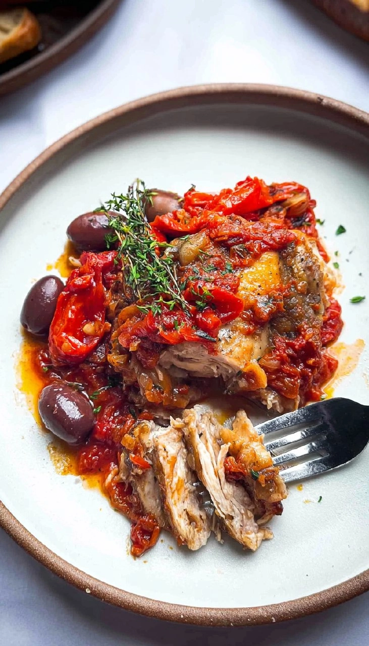 Slow Cooker Chicken Cacciatore
