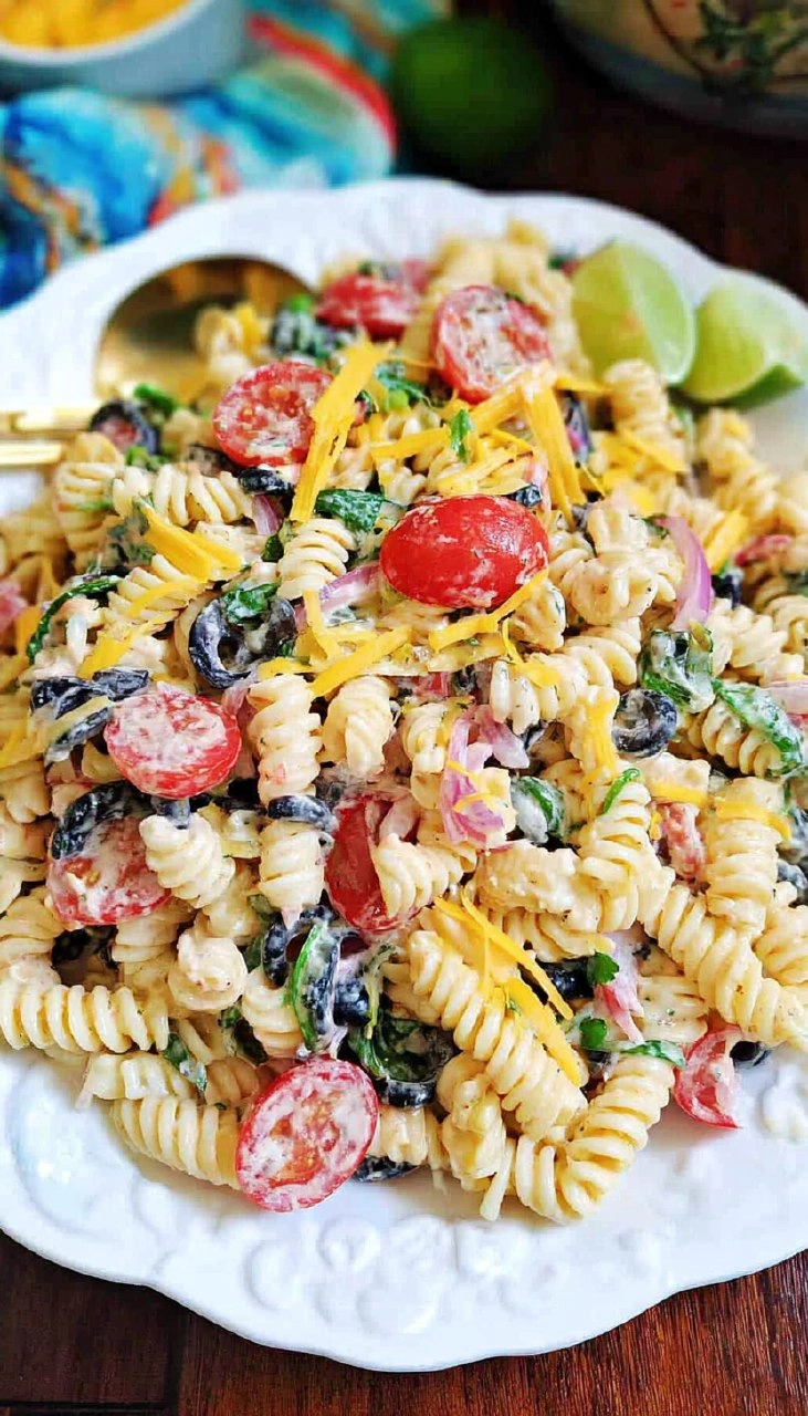 Southwest Ranch Pasta Salad