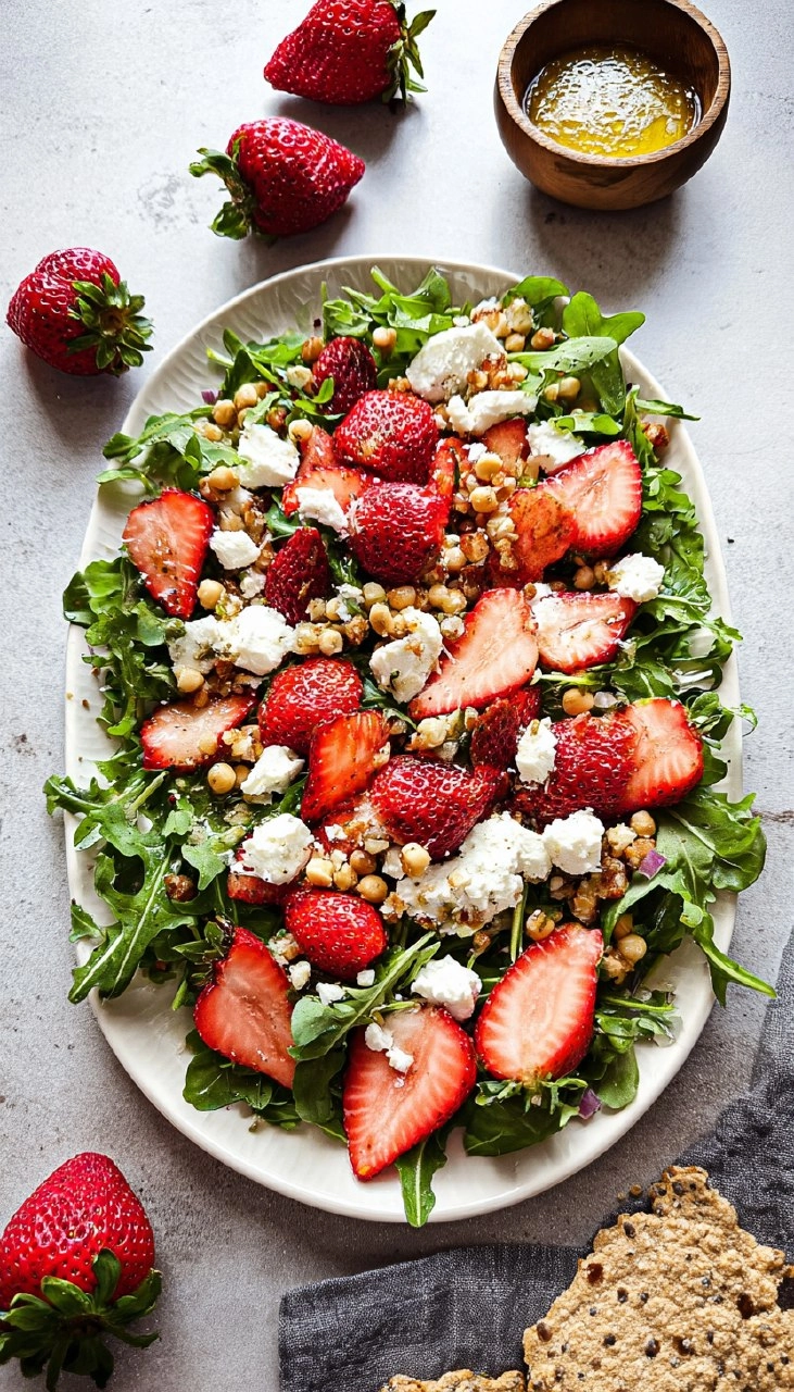 Strawberry and Goat Cheese Salad