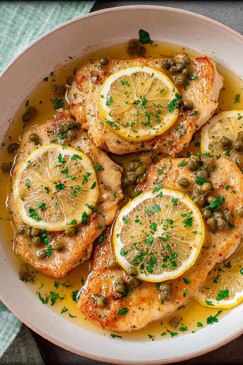 Chicken Piccata with Lemon Caper Sauce