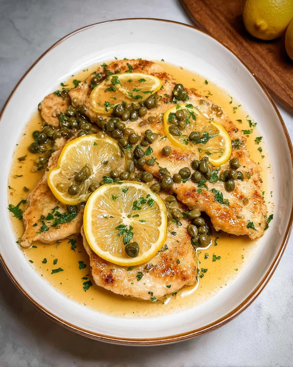 Chicken Piccata with Lemon Caper Sauce