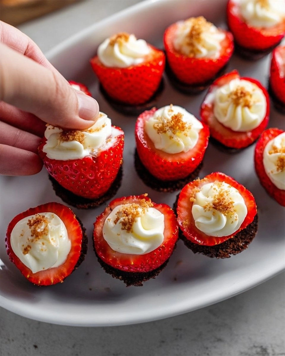 High-Protein Cheesecake Stuffed Strawberries 54 High-Protein Cheesecake Stuffed Strawberries