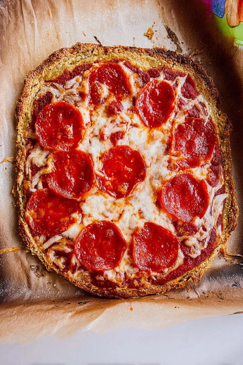 High Protein Chicken Crust Pepperoni Pizza 75 High Protein Chicken Crust Pepperoni Pizza
