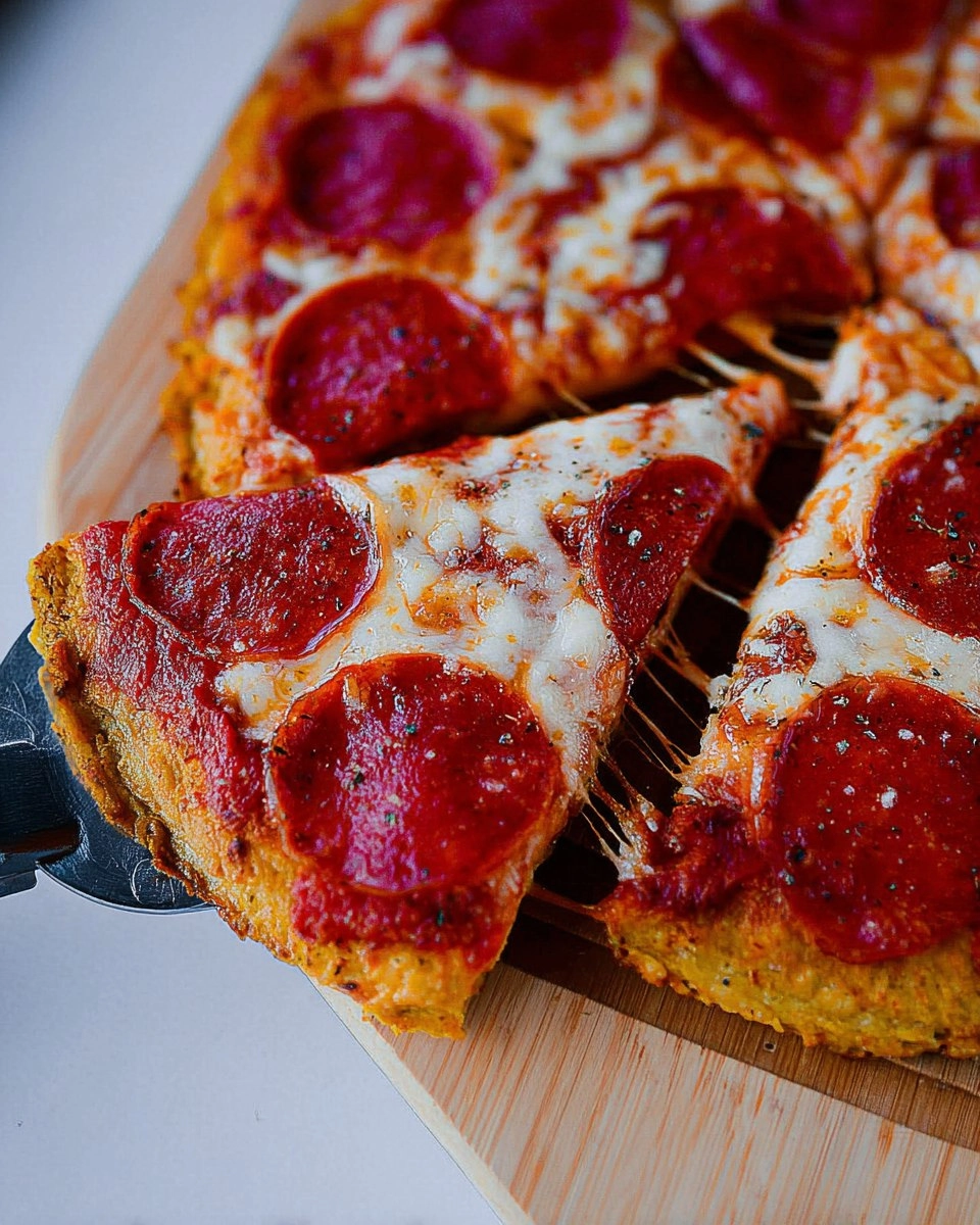 High Protein Chicken Crust Pepperoni Pizza 74 High Protein Chicken Crust Pepperoni Pizza