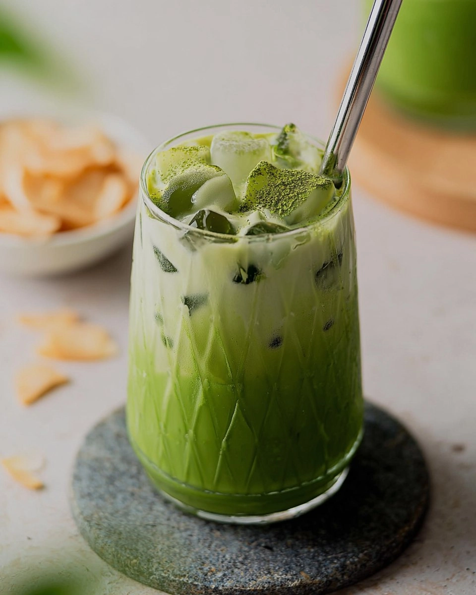 Iced Protein Coconut Matcha Latte 58 Iced Protein Coconut Matcha Latte