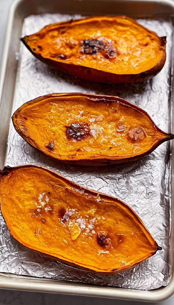 Oven-Roasted-Sweet-Potato-Halves-Recipe