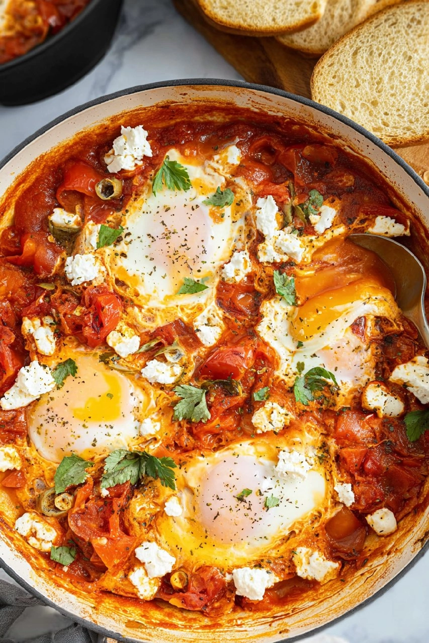 Shakshuka with feta 91 Shakshuka with feta