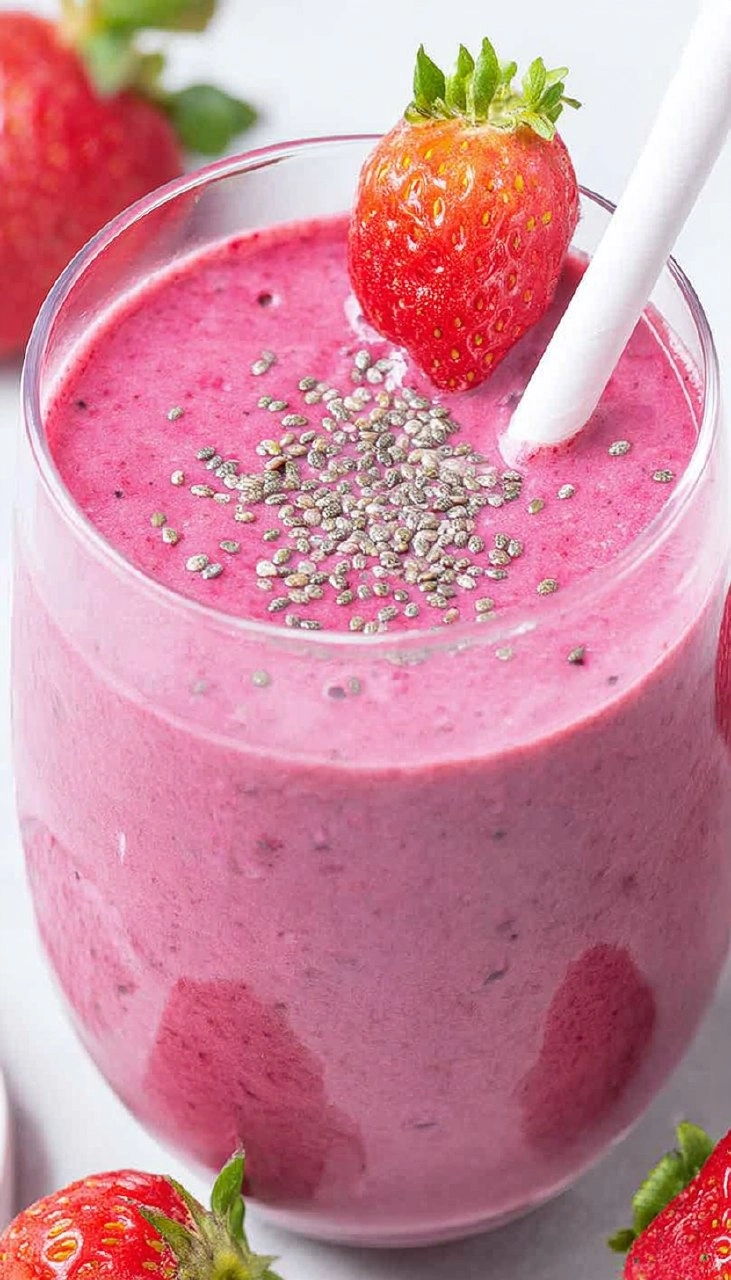 Strawberry Blueberry Smoothie with Greek Yogurt 45 Strawberry Blueberry Smoothie with Greek Yogurt
