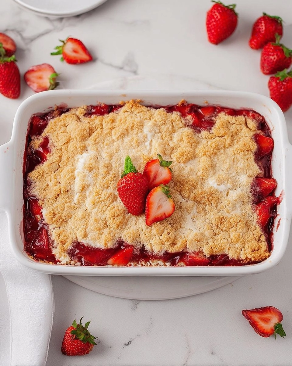 Strawberry Cheesecake Dump Cake 62 Strawberry Cheesecake Dump Cake