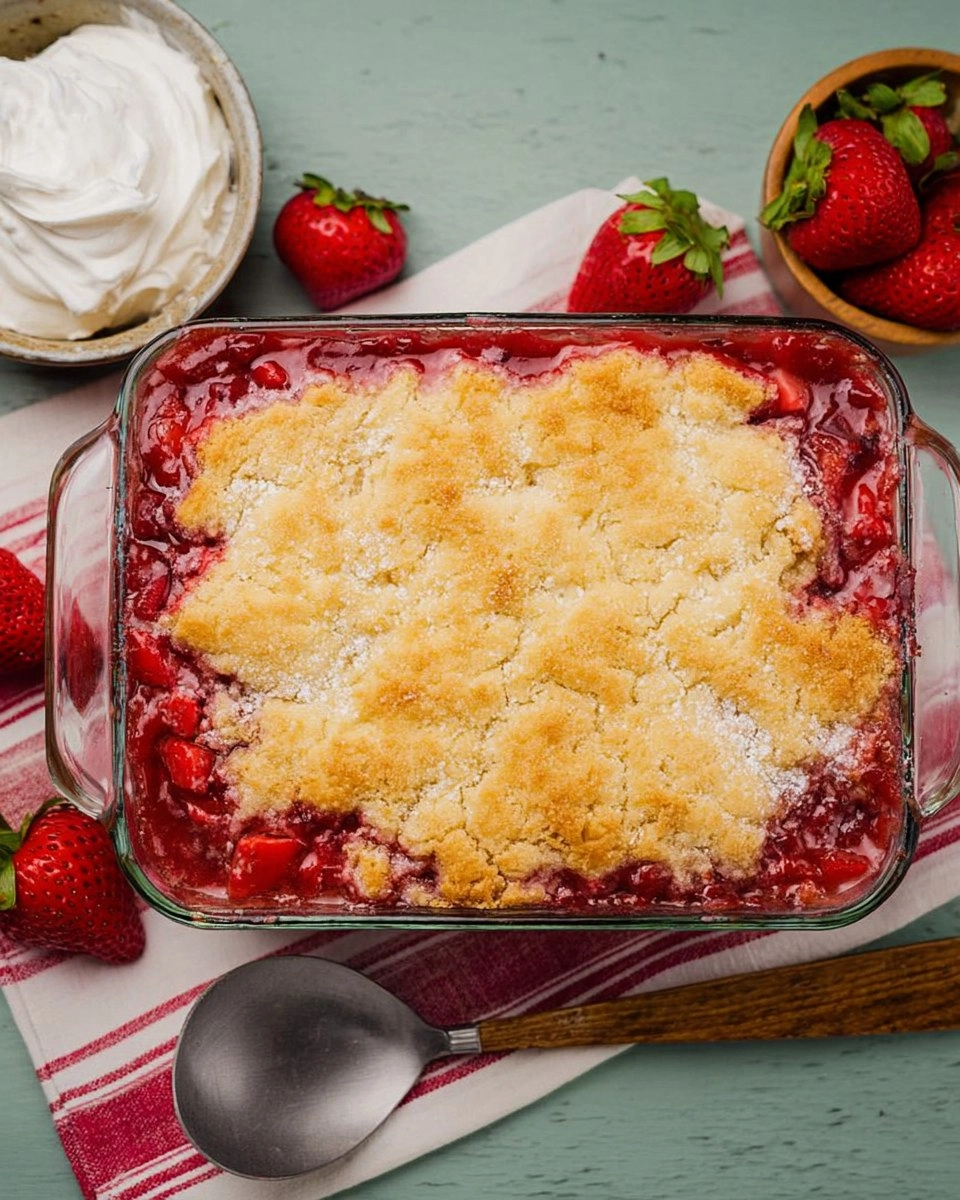 Strawberry Dump Cake 58 Strawberry Dump Cake